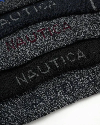 Miniatura 3 de Nautica Mens Dress Socks Light-Cushion Crew Socks 10 Pack