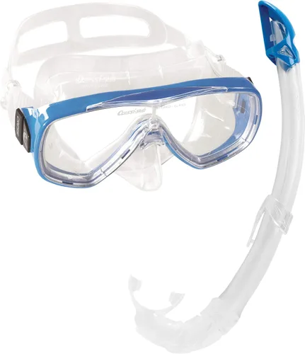 Cressi Máscara de snorkel y snorkel cómoda vista amplia para adultos - Onda y México: hecho en Italia