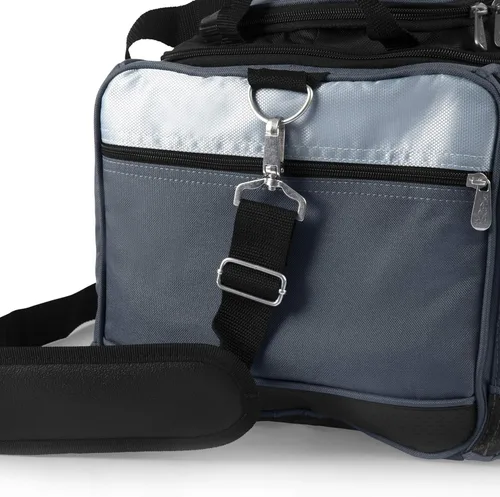 Miniatura 22 de ONIVA – una marca Picnic Time Buccaneer - Bolsa portátil para parrilla de carbón y hielera, (negro con detalles en gris)