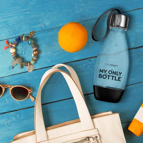 Miniatura 5 de sodastream My Only Bottle de 0.5 litros, color negro, 1 unidad (paquete de 4)