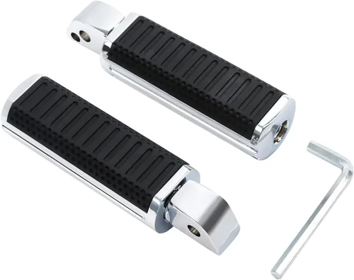 Miniatura 6 de TCT-MOTORPARTS Clavijas cromadas para estribera trasera para Harley Davidson Softail Fat Boy 18-25 Estriberas para pasajeros Estilo #20