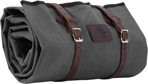 Miniatura 13 de 1844 Helko Werk Alemania - Saco de dormir de lona encerada hecho a mano para vaqueros - Saco de dormir para acampar con correas de cuero y Rollo