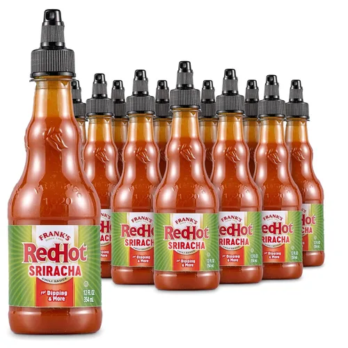 Miniatura 12 de Frank's RedHot Salsa de chile Sriracha, 0.5 galones - Una jarra de 0.5 galones de salsa picante de chile Sriracha, perfecta para alitas, pizza