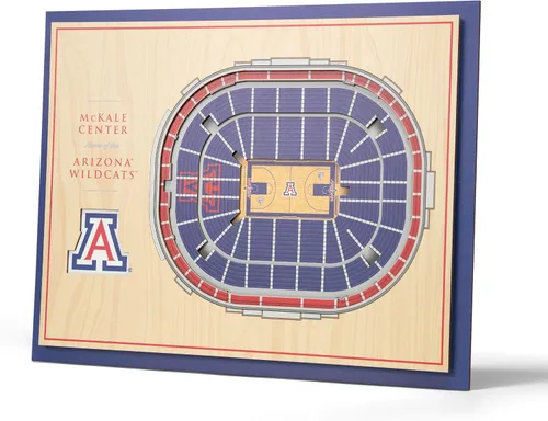 Miniatura 38 de YouTheFan NCAA Florida Gators Arte de Pared 3D StadiumView de 5 Capas - Estadio Ben Hill Griffin, 13.00" x 17.00