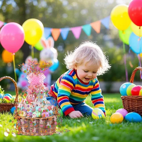 Miniatura 6 de shareluck Envoltura de celofán de Pascua de 100 pies, papel de regalo de violonchelo de Pascua para cestas de regalo, conejito de golosinas y huevos