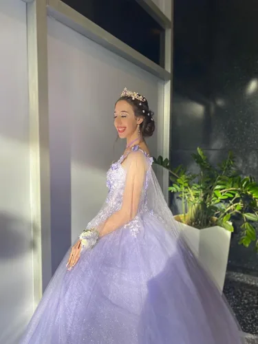 Miniatura 5 de TRHTX Tirantes espagueti vestidos de quinceañera vestido de fiesta con capa princesa dulce 15 16 vestidos con cuentas de encaje vestidos de baile