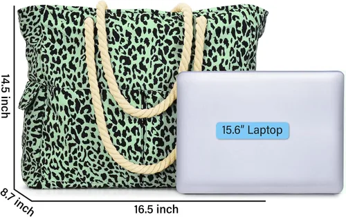 Miniatura 5 de Becokan Bolsa de playa para mujer, bolsa de playa extra grande, impermeable, a prueba de arena, con cremallera, bolsa de playa para piscina