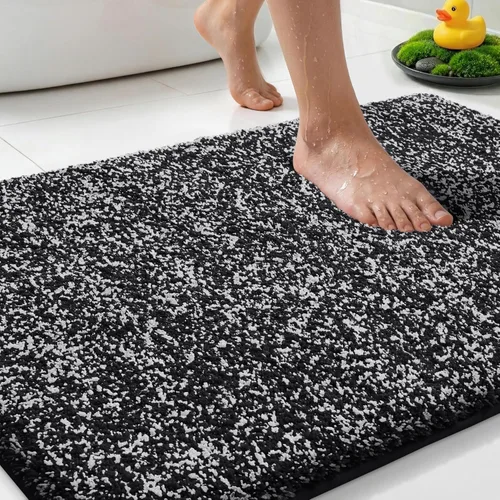 Miniatura 31 de Yimobra Alfombra de baño acolchada antifatiga, antideslizante, lavable, de microfibra suave y densa para lavabo, ducha, pies cansados, cómodo