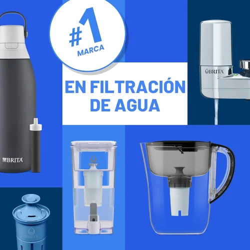 Miniatura 10 de Brita Sistema de filtro de agua para montaje en grifo, cromo, filtración sin espera, fácil instalación, filtro de agua multiusos para cocinas, baños