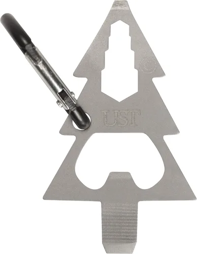 Miniatura 23 de UST Tool-a-Long - Mosquetones multiherramienta con construcción duradera y compacta de acero inoxidable para senderismo, kayak, campamento, viajes