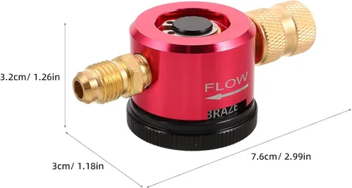 Miniatura 5 de Adjustable Nitrogen Regulator Nitrogen Regulating Valve with Cylinder Adapter Designed for Refrigeration Purge and Testing