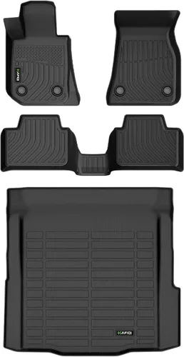Miniatura 38 de HAFIDI® - Tapetes para auto con almacenamiento debajo del asiento, para todo clima, antideslizantes, de elastómero termoplástico, para la primera
