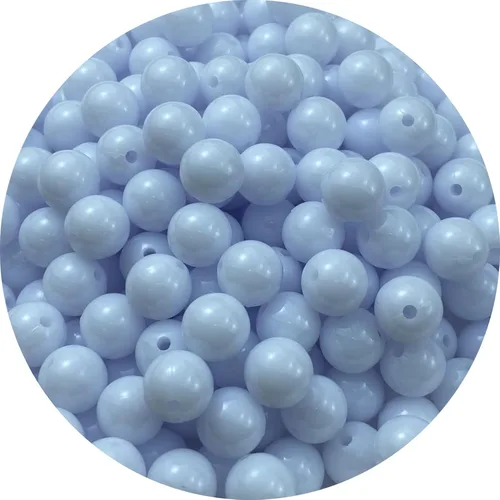 Miniatura 12 de 200 cuentas redondas acrílicas de 0.394 pulgadas (0.394 in), cuentas redondas de plástico pastel con agujero para manualidades, pulseras, collares