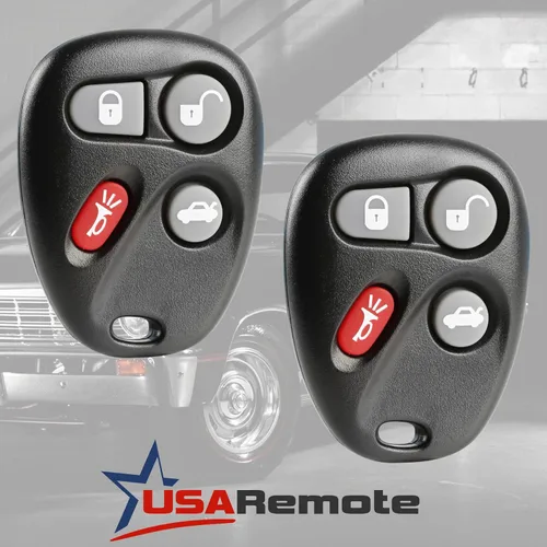 Miniatura 2 de Llavero de coche con control remoto de entrada sin llave compatible con Chevy Corvette Malibu SSR/Pontiac Bonneville Grand Am/Buick Lesabre/Cadillac