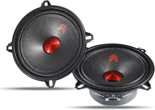 Miniatura 22 de MX80P1 Altavoz de Rango Medio de 8 Pulgadas 480 Vatios 4 Ohmios Tapa Antipolvo Naranja, Altavoces de Audio de Calidad Premium para Puerta