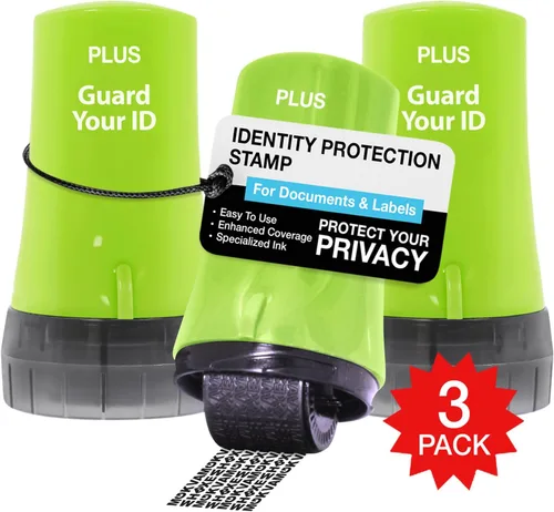Miniatura 15 de Guard Your ID Advanced Roller 2.0 - Sello de seguridad para prevención de robo de identidad, color azul