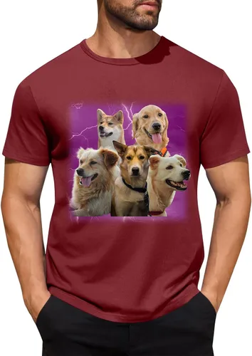 Miniatura 12 de Camisetas personalizadas para hombre, camiseta personalizada con fotos, imagen de mascota, camiseta unisex, diseña tu propio regalo divertido