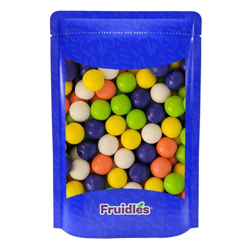Miniatura 2 de Fruidles Bolas de goma con sabor a frutas, golosinas de bufé de dulces, recambios de tamaño de máquina, certificado Kosher Parve, 1 pulgada