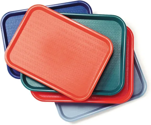 Miniatura 6 de Carlisle FoodService Products Bandeja de plástico para comida rápida, 14 x 18 pulgadas, azul (paquete de 2)