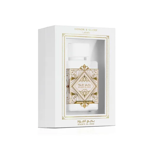 Miniatura 3 de Lattafa Bade'e Al Oud Honor & Glory - Fragancia duradera de Eau de Parfum con notas frutales, vainilla, picante suave y madera para unisex, 3.40