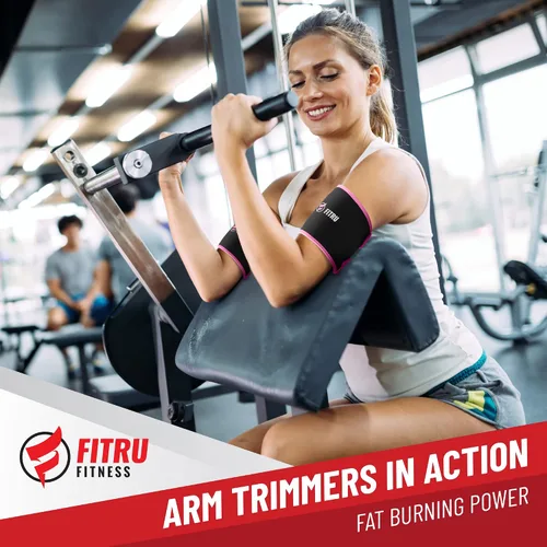 Miniatura 7 de Fitru - Tonificadores de brazos prémium para hombres y mujeres Envolturas de brazo de sauna para brazos flácidos que aumentan el calor y el sudor