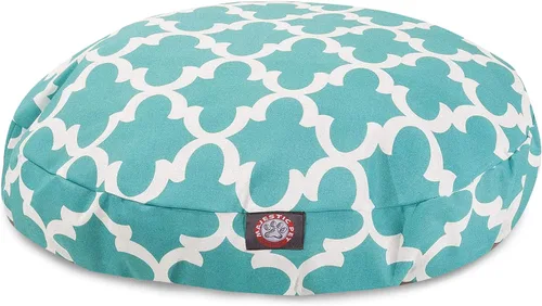 Miniatura 18 de Majestic Pet Products - Cama redonda pequeña para perros con rayas verticales negras para interiores y exteriores, con funda extraíble y lavable