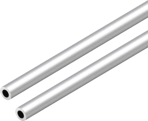 Miniatura 11 de Tubo redondo de aluminio 6063, 0.472 pulgadas de diámetro exterior 0.079 in de grosor de pared 11.811 in de longitud, tubo recto de metal sin