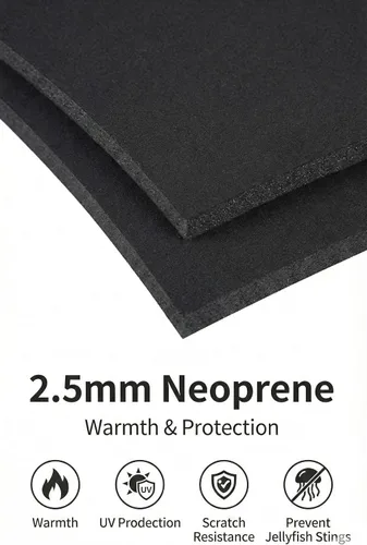 Miniatura 3 de Traje de neopreno para niños y niñas – Traje térmico de neopreno de 0.098 pulgadas para natación, buceo, surf, esnórquel