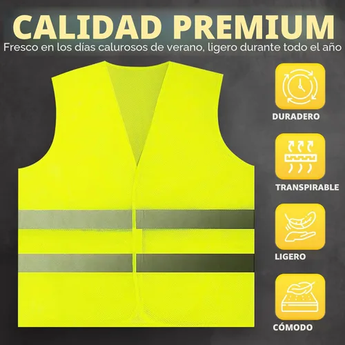 Miniatura 7 de PeerBasics - Chaleco de seguridad diario Amarillo