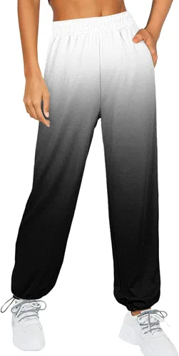 Miniatura 4 de Pantalones deportivos de invierno para mujer, de cintura alta, con cordón ajustable, pantalones de entrenamiento