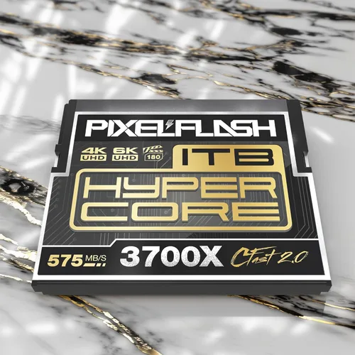 Miniatura 7 de PixelFlash Tarjeta CFast 2.0 de 1 TB 3700X HyperCore 575MB/s SATA3 VPG180, tarjeta CFast para cámaras fotográficas y cámaras DSLR cinematográficas