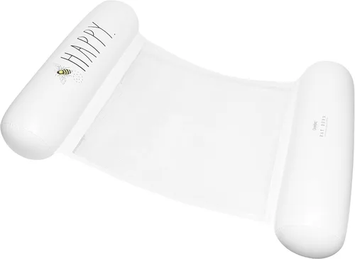 Rae Dunn x CocoNut Float - Flotador de hamaca para adultos, tamaño adulto, inflable, flotador de silla de montar y silla de descanso, versátil para