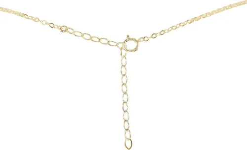 Miniatura 3 de Luna Tide Tobillera con barra de cuentas de cuarzo rosa en relleno de oro de 14 k