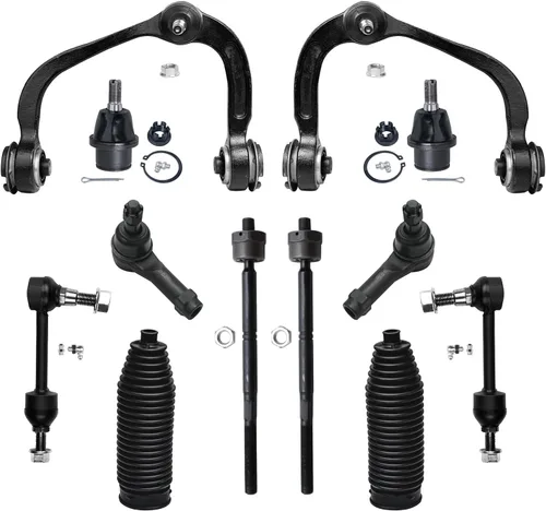 Miniatura 40 de Detroit Axle - Kit de suspensión delantera de 12 piezas para Mercury Grand Marquis Ford Crown Victoria Town Car 2003-2011, 2 brazos de control