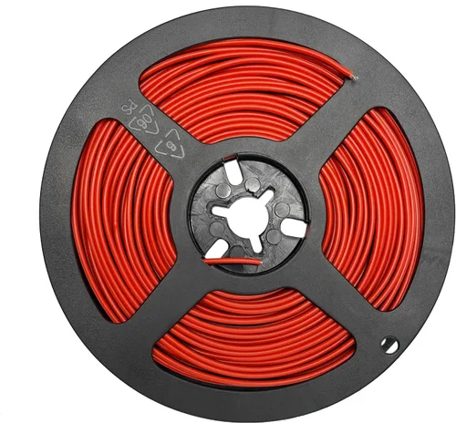 Miniatura 4 de 32,8 pies/10 m 2 pines 20 AWG Cable de extensión eléctrica de 2 conductores, línea de cable de conexión engarzado, rojo y negro, para cinta de LED