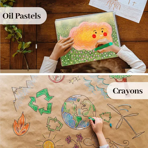 Miniatura 3 de Suministros de arte, paquete de 208 suministros de dibujo para niñas, niños, principiantes, adolescentes, kit de pintura artística, estuche