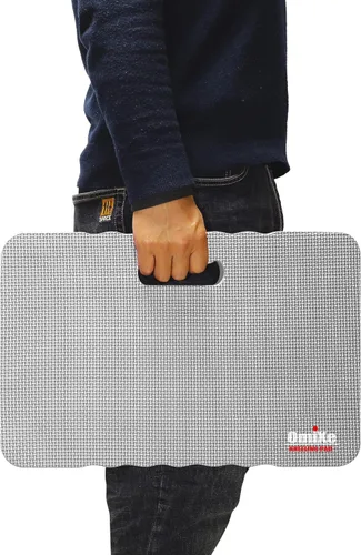 Miniatura 2 de Cómoda almohadilla de espuma extra grande gruesa impermeable para jardinería, almohadilla de rodilla para jardín, plantación, patio, trabajo, Gris