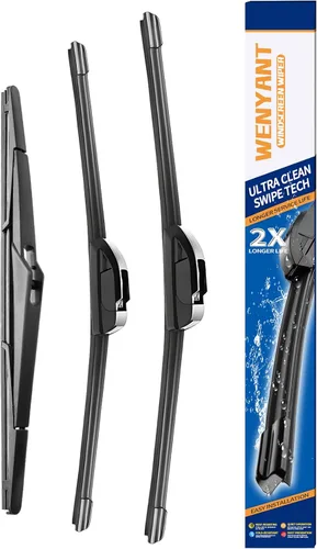 Miniatura 14 de 28"/12"/12" Limpiaparabrisas compatibles con Nissan Versa Note 2014-2019, limpiaparabrisas delanteros y traseros para mi auto, equipo original