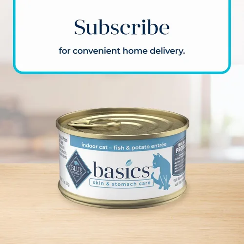 Miniatura 11 de Blue Buffalo Basics - Alimento húmedo para gatos adultos sin granos, cuidado de la piel y el estómago, dieta de ingredientes limitados, receta