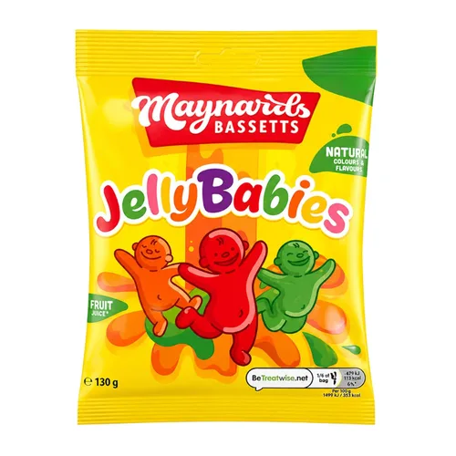 Miniatura 2 de Maynards Bassetts Jelly Babies 4.59 oz x3, suave masticable