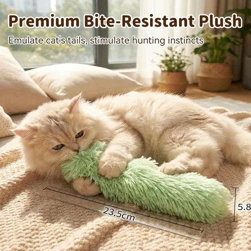 Miniatura 4 de Juguetes para gatos, paquete de 3 almohadas de hierba gatera, sonido arrugado suave y duradero con hierba gatera en el interior, juguete interactivo