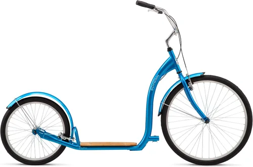 Miniatura 7 de Schwinn - Patinete Shuffle para adultos con rueda delantera de 26 pulgadas, rueda trasera de 20 pulgadas, frenos lineales de aleación y marco
