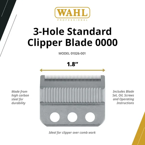 Miniatura 2 de Wahl Professional - Adjusto-Lock 3 Hole Clipper Blade #1026-001 - for Wahl
