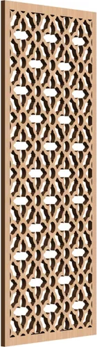 Miniatura 14 de Madison Paneles de pared decorativos de madera con calado, 9 3/8 pulgadas de ancho x 24 3/8 pulgadas de alto x 3/8 de alto, roble rojo rojo (Red Oak)