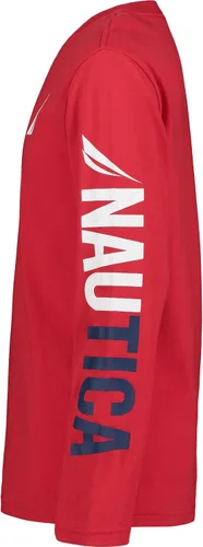 Miniatura 3 de Nautica Boys' Long Sleeve Graphic Crew Neck T-Shirt