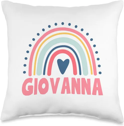 Idea Regalo Personalizzata con Nome Gifts Idea Giovanna Name Custom Woman Myth Legend - Almohada para fiesta de cumpleaños, 16 x 16 pulgadas,