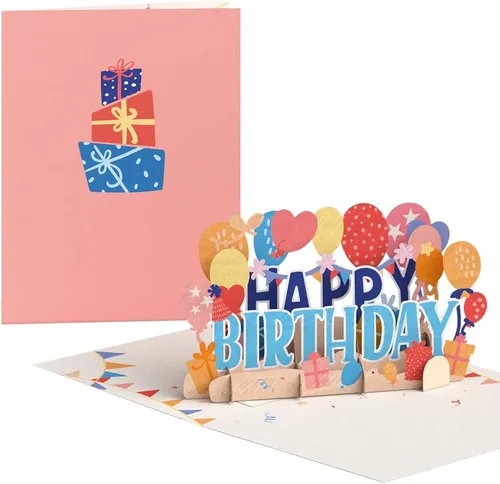 Miniatura 10 de Lovepop Delicate Floral Happy Birthday Basket Pop-Up Card for Her and Him - 3D Greeting Cards for Boys, Girls, Men, Women - 5.9" x 4.5" Paperpop