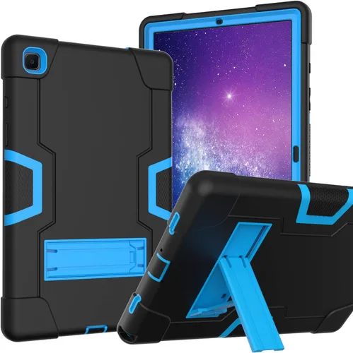 Miniatura 13 de Funda para Tablet de Samsung Galaxy Tab A7 10.4 2020, Funda Protectora de Alta Resistencia y a Prueba de Golpes de PC de Silicona con Soporte