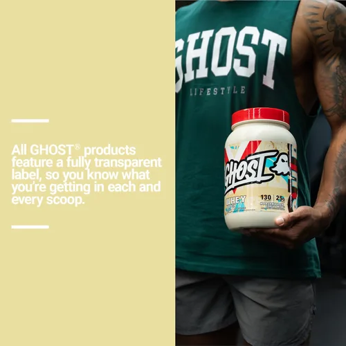 Miniatura 5 de GHOST Proteína de suero en polvo, Leche con cereal de malvavisco - 2 libras, 25G de proteínas - Mezcla de proteína de suero - Batidos de fitness