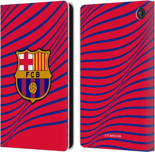 Miniatura 14 de Head Case Designs Funda de piel con licencia oficial del FC Barcelona Barca Crest Graphics compatible con Kindle Paperwhite 5 (2021)